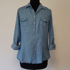 Button up top with hearts